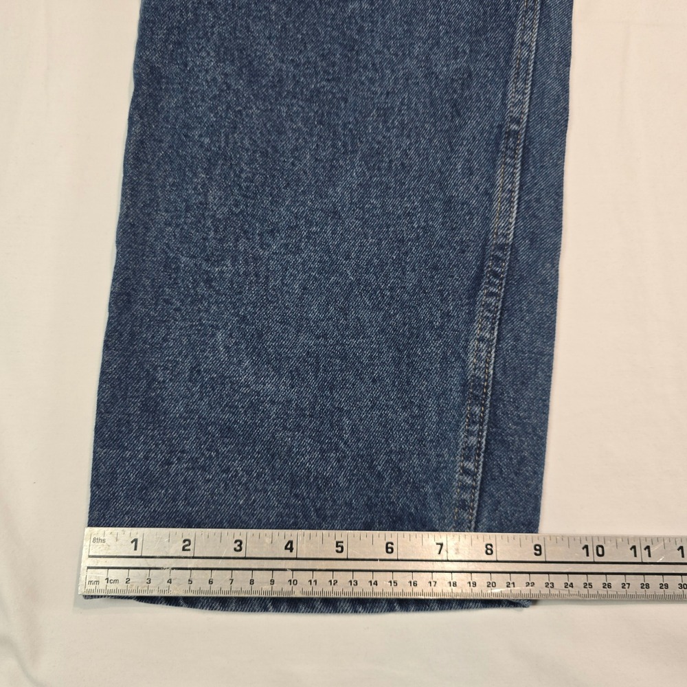 Wrangler Authentics Mens Relaxed Fit Jeans 42x30 Medium Wash Blue Denim 97601DR - Picture 11 of 16